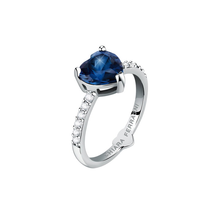 Chiara Ferragni First Love Ring en Latón Gris Talla 18 Chiara Ferragni First Love Ring en Latón Gris Talla 18
