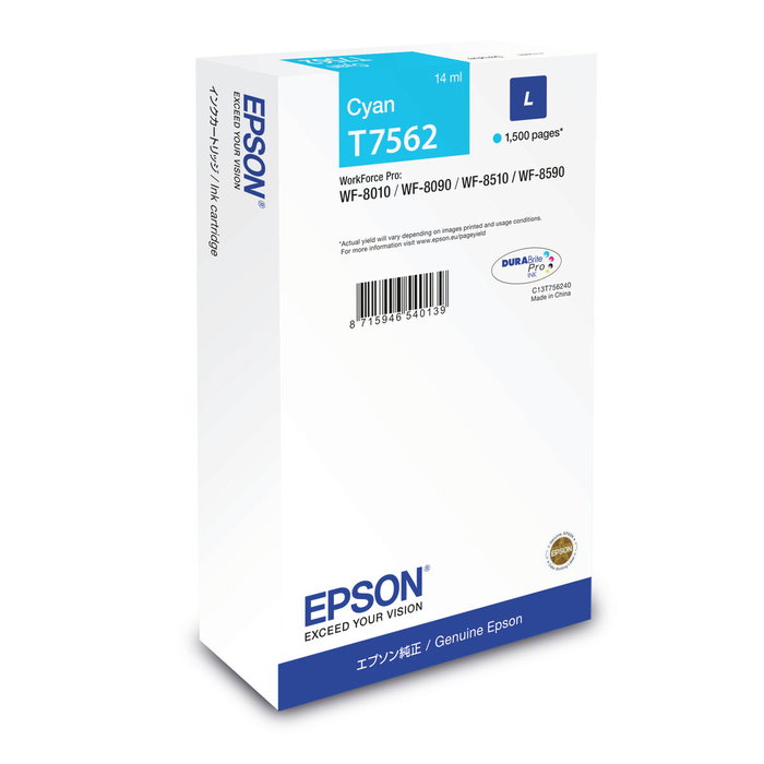 Epson Cartucho de Tinta Cian C13T75624N Epson Cartucho de Tinta Cian C13T75624N