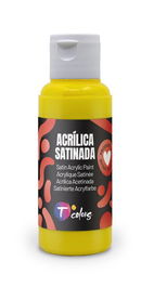 Pintura Acrilica Tcolors 80 Ml (Botella) Amarillo