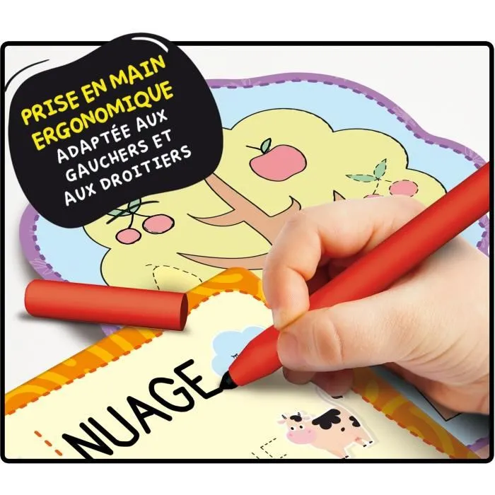 Lisciani Giochi LIS8008324099061 Bolígrafo Ergonómico Montessori Super Escuela de Escritura