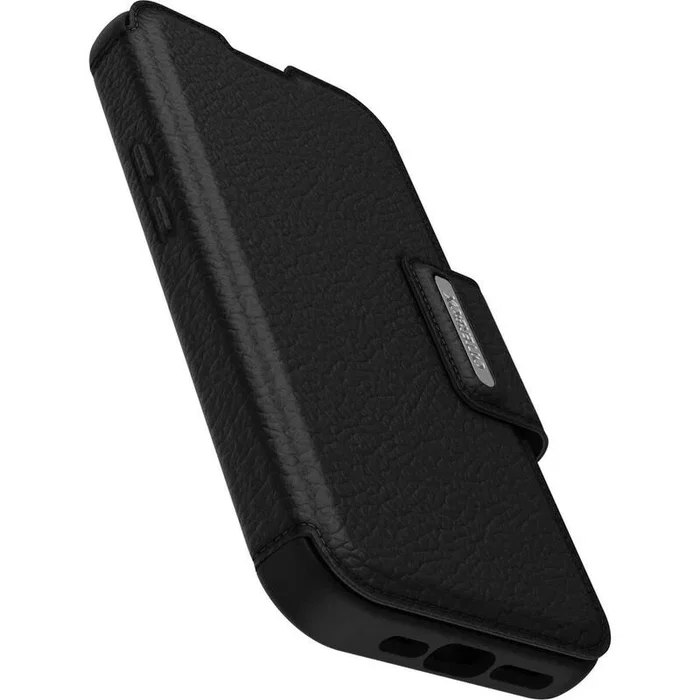 Otterbox Strada Series Funda con Tapa Compatible con Magsafe para Teléfono Móvil, Cuero, Cierre de Metal, Policarbonato