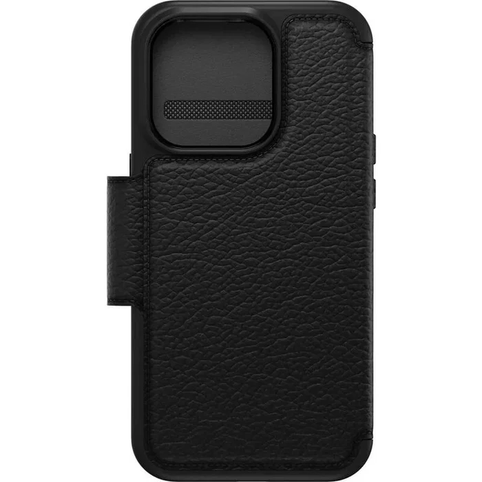 Otterbox Strada Series Funda con Tapa Compatible con Magsafe para Teléfono Móvil, Cuero, Cierre de Metal, Policarbonato