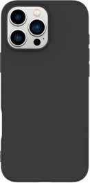 eSTUFF Funda INFINITE VIENNA para iPhone 16 Pro Max - Negro - TPU 100% Reciclado, Protección 1.2m, Antiamarillamiento