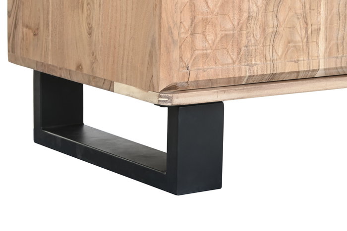 DKD Home Decor Buffet Moderno 170 x 40 x 80 cm Acacia Metal