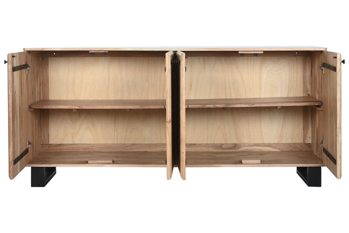 DKD Home Decor Buffet Moderno 170 x 40 x 80 cm Acacia Metal