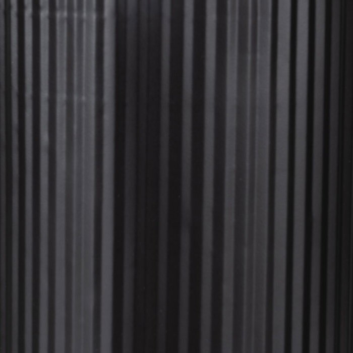 Set de Maceteros Negro Hierro 16,5 x 16,5 x 28 cm (2 Unidades)