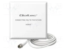 QOLTEC Antena de Comunicación Externa 4G/5G/LTE Blanco