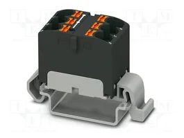 PHOENIX CONTACT PTFIX 6X4-NS35A BK Conector de carril negro