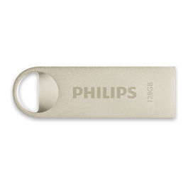 Philips Memoria USB 2.0 128GB Moon Vintage Silver Plata