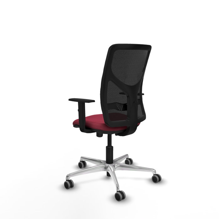 PIQUERAS Y CRESPO Silla de oficina Motilla con mecanismo Sincro/Traslack, Granate y Negro PIQUERAS Y CRESPO Silla de oficina Motilla con mecanismo Sincro/Traslack, Granate y Negro