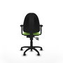 PIQUERAS Y CRESPO Silla de oficina Aýna color Pistacho con Brazos 2D