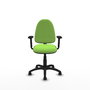 PIQUERAS Y CRESPO Silla de oficina Aýna color Pistacho con Brazos 2D