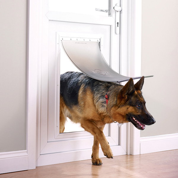 Petsafe Puerta Staywell de Marco de Aluminio Blanco para Gatos o Perros