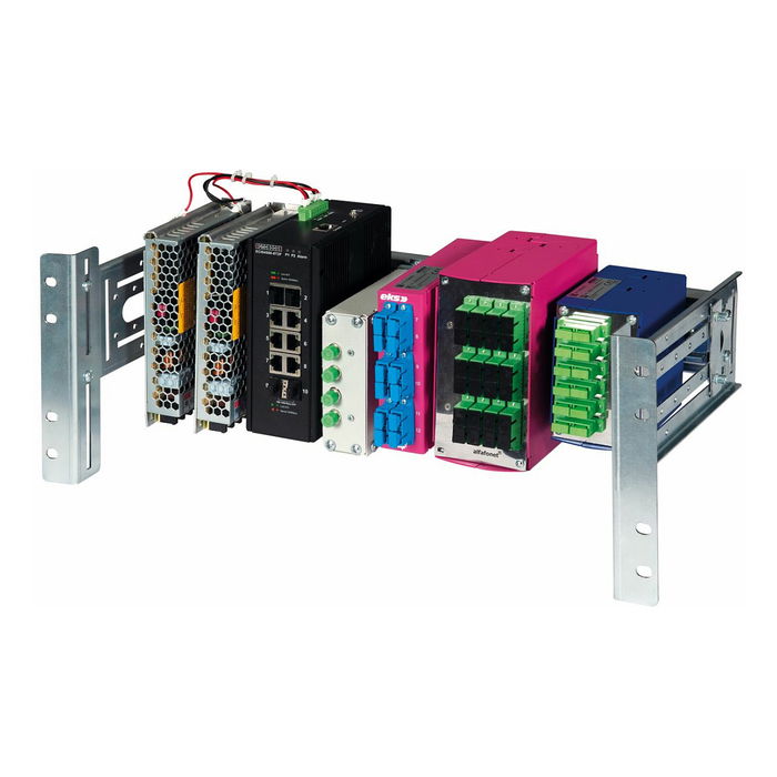 EQUIP EZR-DIN-4 Módulo para carril de 19" para armarios de servidor