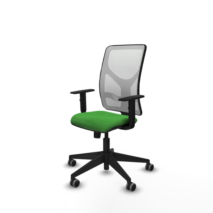 PIQUERAS Y CRESPO Silla de oficina Motilla con mecanismo Sincro, Verde y Blanco PIQUERAS Y CRESPO Silla de oficina Motilla con mecanismo Sincro, Verde y Blanco