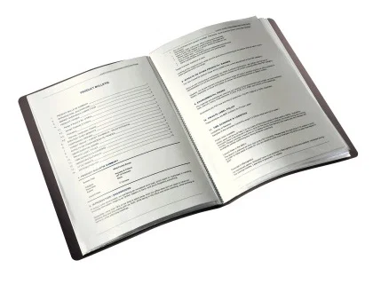 Leitz Carpeta Escaparate DIN A4 Negro Polipropileno 20 Hojas