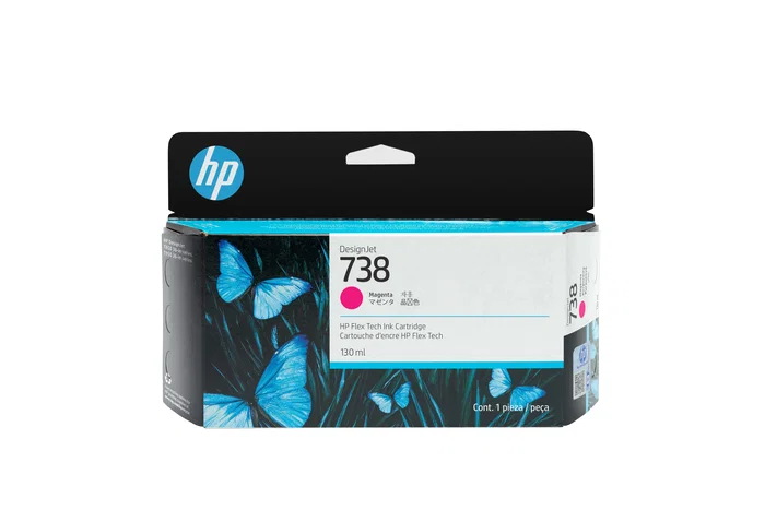HP 738 Cartucho de Tinta Magenta 130ml