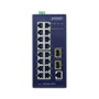 Planet IGS-4215-16T2S Switch Industrial Gestionado 16 Puertos Gigabit y 2 SFP