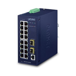 Planet IGS-4215-16T2S Switch Industrial Gestionado 16 Puertos Gigabit + 2 SFP