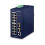 Planet IGS-4215-16T2S Switch Industrial Gestionado 16 Puertos Gigabit y 2 SFP