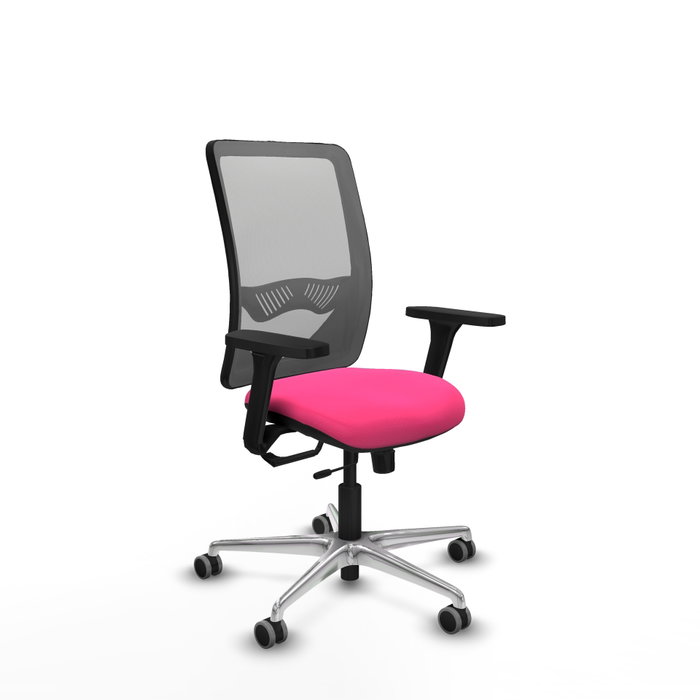 PIQUERAS Y CRESPO Silla de oficina Zulema Rosa y Gris PIQUERAS Y CRESPO Silla de oficina Zulema Rosa y Gris