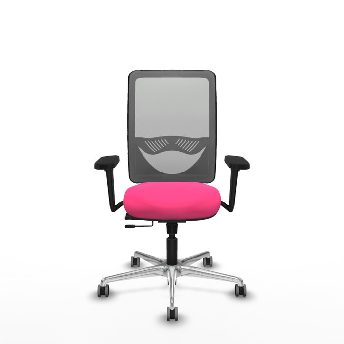 PIQUERAS Y CRESPO Silla de oficina Zulema Rosa y Gris PIQUERAS Y CRESPO Silla de oficina Zulema Rosa y Gris