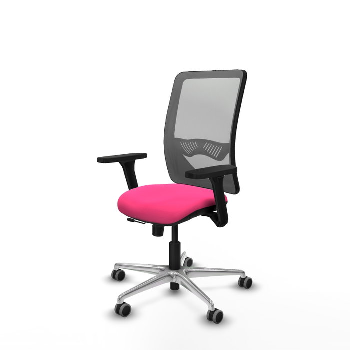 PIQUERAS Y CRESPO Silla de oficina Zulema Rosa y Gris PIQUERAS Y CRESPO Silla de oficina Zulema Rosa y Gris