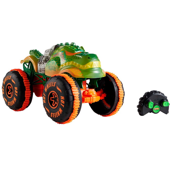 Hot Wheels Monster Trucks Samsh O Saurus Coche Radio Control Escala 1:15 Hot Wheels Monster Trucks Samsh O Saurus Coche Radio Control Escala 1:15
