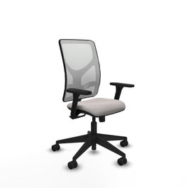 PIQUERAS Y CRESPO Silla de oficina Motilla con mecanismo Sincro en Blanco