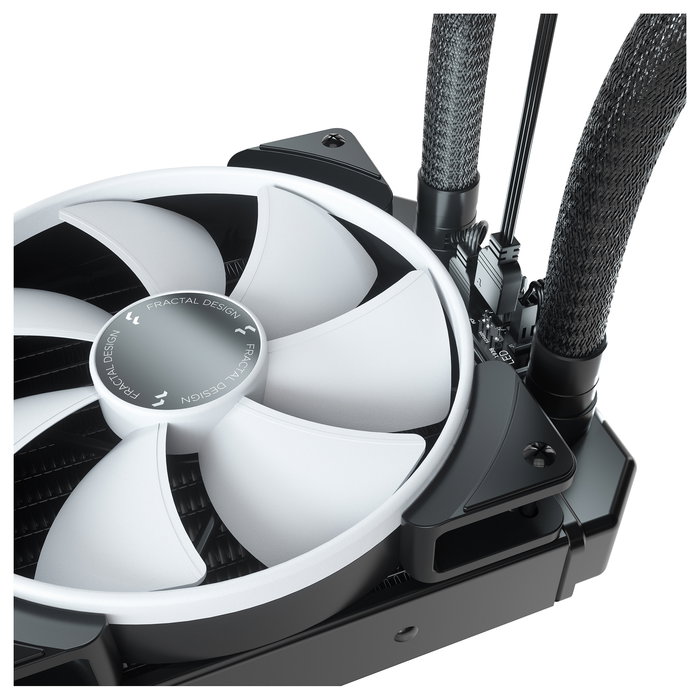 Fractal Design Celsius+ S28 Prisma Kit de Refrigeración Líquida All-in-One de 280mm para CPU con Ventiladores RGB, Negro/Blanco