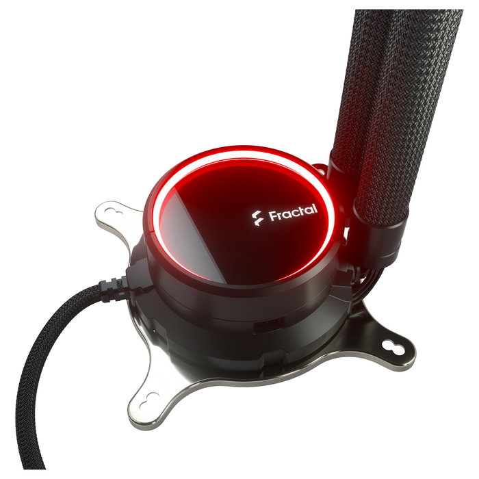 Fractal Design Celsius+ S28 Prisma Kit de Refrigeración Líquida All-in-One de 280mm para CPU con Ventiladores RGB, Negro/Blanco