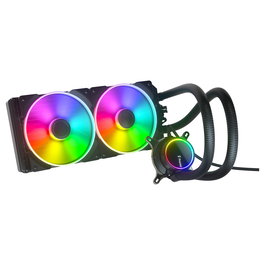 Fractal Design Celsius+ S28 Prisma Unidad de Refrigeración Líquida Todo en Uno para Procesador, Radiador 280mm, Iluminación Prisma RGB