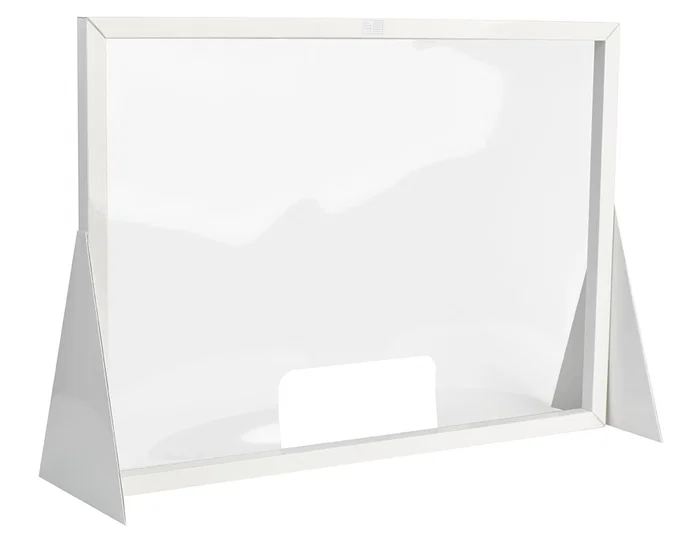 Q-connect Pantalla de Protección de Cartón Formato Horizontal 100x70 cm con Ventana Inferior
