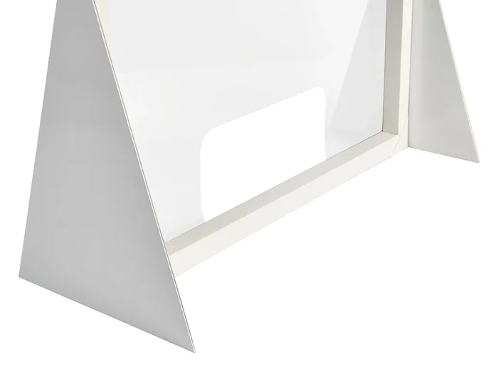 Q-connect Pantalla de Protección de Cartón Formato Horizontal 100x70 cm con Ventana Inferior