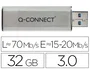 Q-connect Memoria USB Flash 32 GB 3.0 Plateada