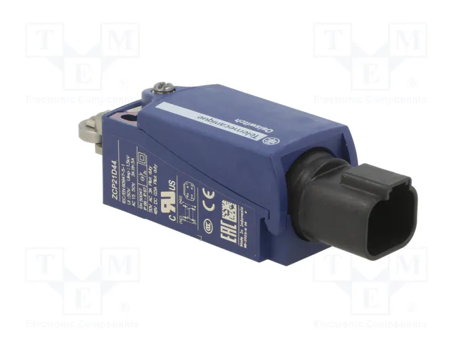 TELEMECANIQUE SENSORS Interruptor de fin de carrera XCKP2102D44 con roldana metálica de 11,6mm