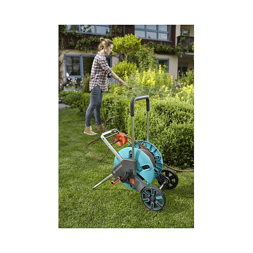 GARDENA AquaRoll M Easy Tambor de carrete para 60 m de manguera