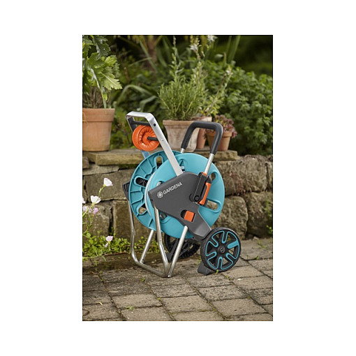 GARDENA AquaRoll M Easy Tambor de carrete para 60 m de manguera