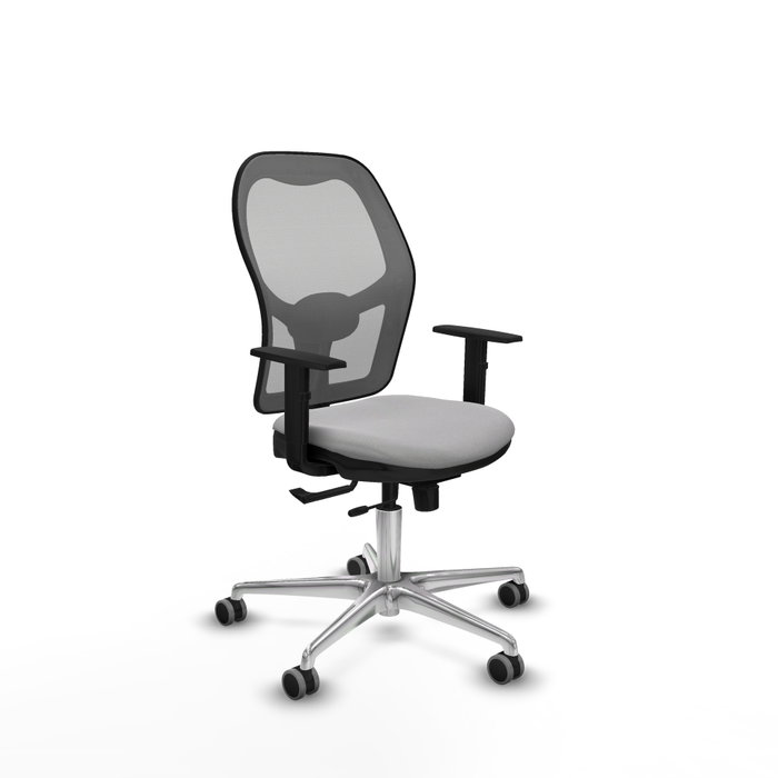 PIQUERAS Y CRESPO Silla de oficina Jorquera con mecanismo Sincro/Traslack, Gris PIQUERAS Y CRESPO Silla de oficina Jorquera con mecanismo Sincro/Traslack, Gris