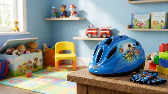Toimsa Casco Patrulla Canina para Niños Talla 52-56 cm (3-7 Años)