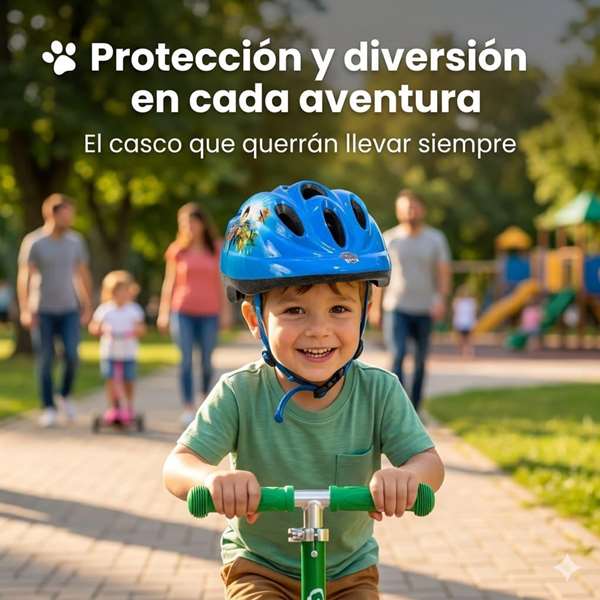 Toimsa Casco Patrulla Canina para Niños Talla 52-56 cm (3-7 Años)
