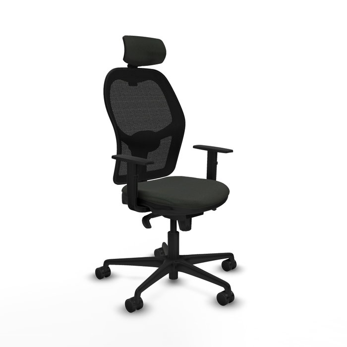 PIQUERAS Y CRESPO Silla de oficina Jorquera con mecanismo Sincro, color Negro PIQUERAS Y CRESPO Silla de oficina Jorquera con mecanismo Sincro, color Negro