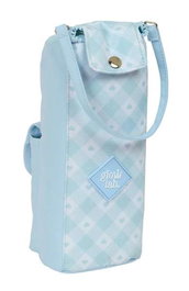 Estuche Escolar Glow Lab Cisnes Azul claro 6 x 21 x 6 cm