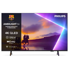 Philips 43PUS8510 Smart TV QLED 43 Pulgadas 4K Ultra HDR 3840 x 2160 Ambilight Titan OS WiFi Bluetooth HDMI 2.1 Dolby Atmos