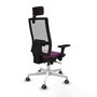 PIQUERAS Y CRESPO Silla de oficina Horna Morado y Blanco