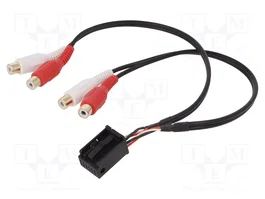 4CARMEDIA Adaptador Auxiliar a RCA Line Out para Audi, Seat, VW y Škoda
