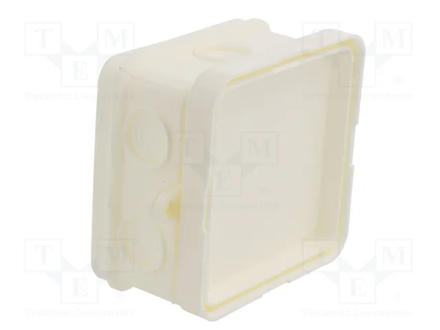OBO Bettermann OBO A 8 HF RW Caja de derivación de cables 75x75x36 mm PE blanco RAL9010 OBO Bettermann OBO A 8 HF RW Caja de derivación de cables 75x75x36 mm PE blanco RAL9010