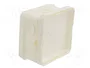 OBO Bettermann OBO A 8 HF RW Caja de derivación de cables 75x75x36 mm PE blanco RAL9010