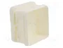 OBO Bettermann OBO A 8 HF RW Caja de derivación de cables 75x75x36 mm PE blanco RAL9010