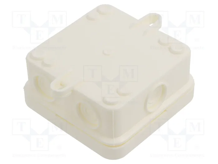 OBO Bettermann OBO A 8 HF RW Caja de derivación de cables 75x75x36 mm PE blanco RAL9010 OBO Bettermann OBO A 8 HF RW Caja de derivación de cables 75x75x36 mm PE blanco RAL9010
